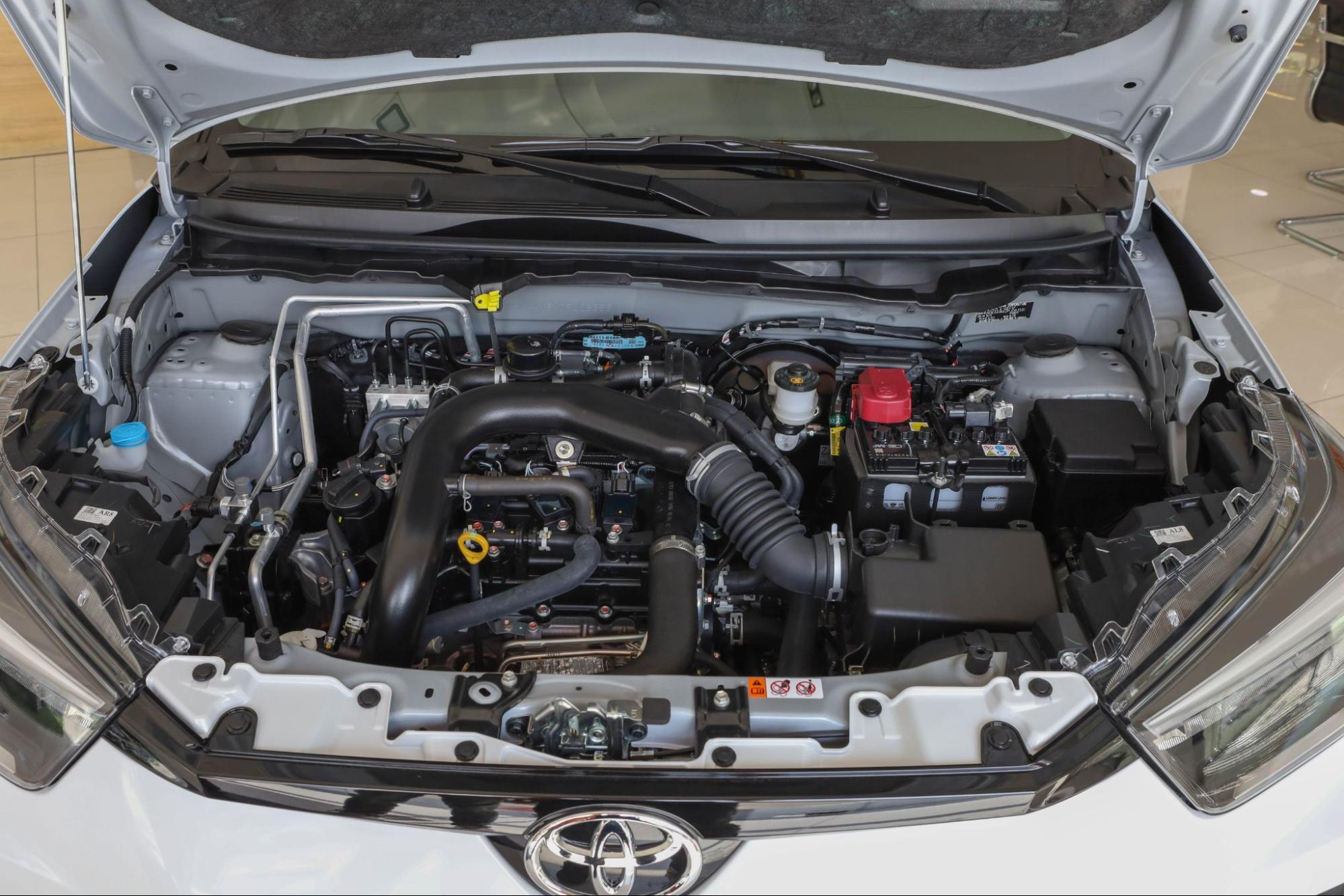 Toyota Raize 2023 áp dụng công nghệ mới khi trang bị động cơ xăng 1.0L kết hợp Turbo tăng áp