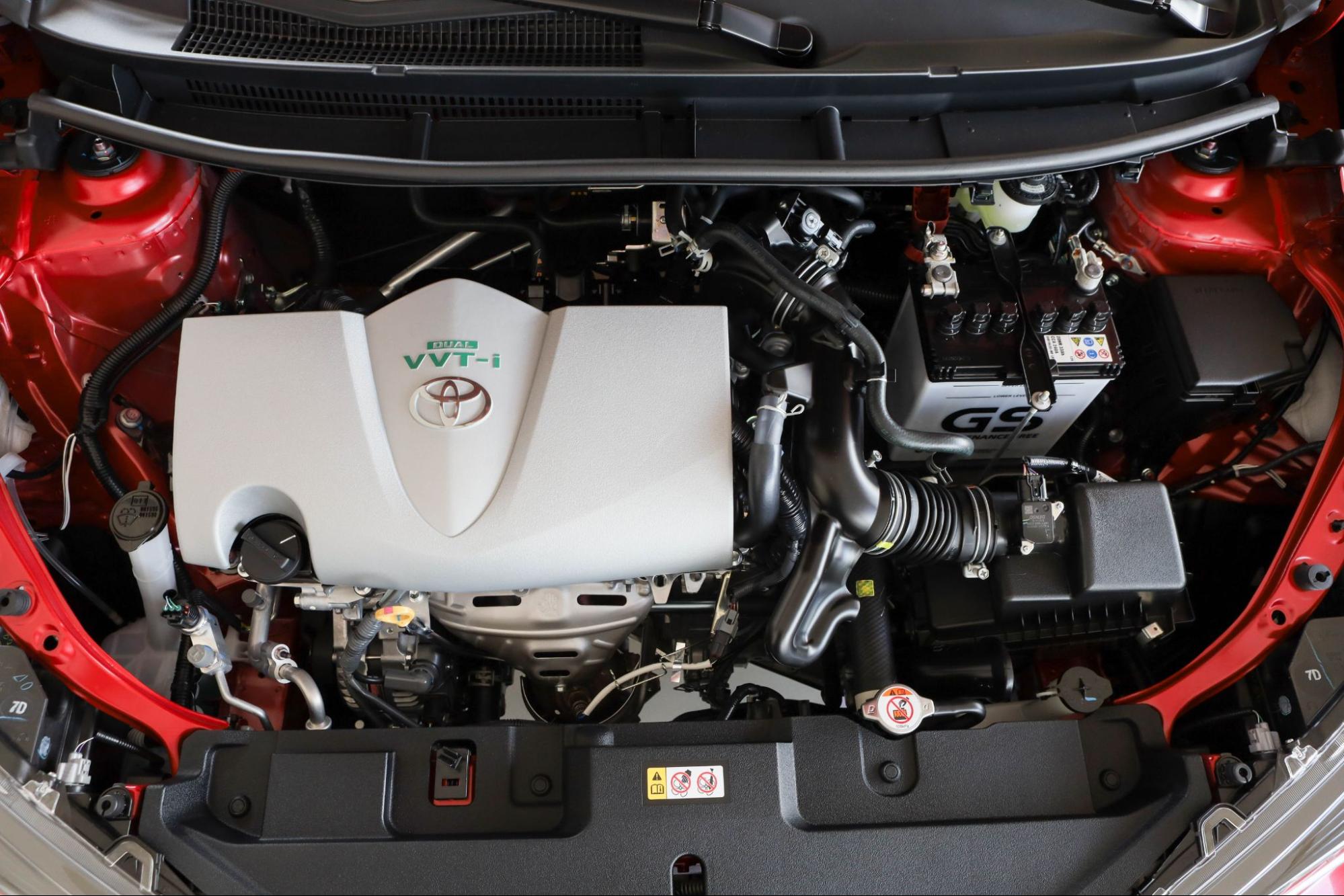 Toyota Vios 1.5G 2023 vẫn trang bị động cơ xăng 1.5L như trước đây