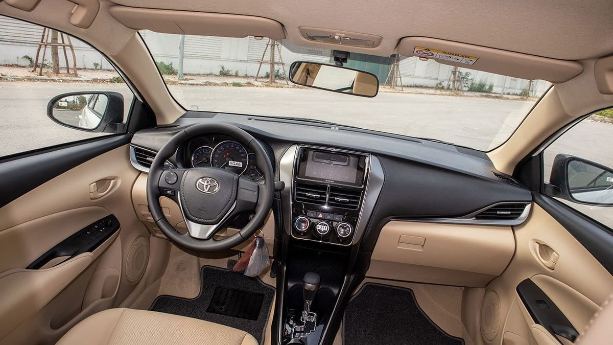 Bố trí nội thất Toyota Vios hướng đến phong cách thực dụng .jpeg